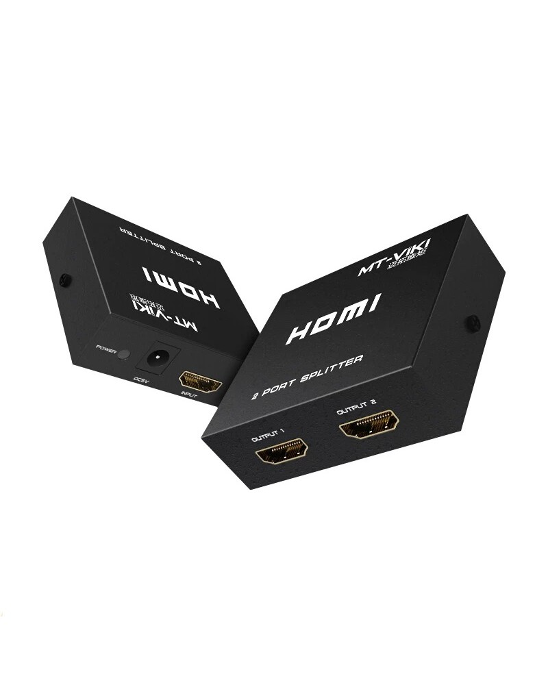 Douxe Répartiteur HDMI 1 entrée 2 sorties - Adaptateur répartiteur HDMI -  Câble