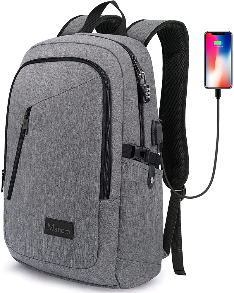 Sac à dos antivol avec port usb outlet intégré