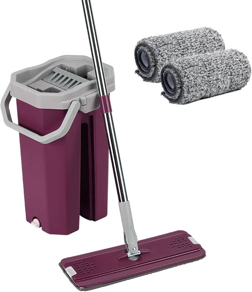 balai-serpillere-professionnel-avec-2-microfibres-et-seau-sbn-1.jpg Balai serpillère professionnel avec 2 microfibres et seau-SBN – Image 1