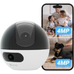 Caméra IP Wi-Fi à double objectif panoramique et inclinable - EZVIZ CS-C7 Dual 2K+ (4MP)