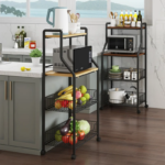 Chariot D'épicerie À roulettes avec Tiroirs en Métal-TSV