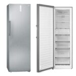 CONGELATEUR EVVOLI VERTICAL 1 PORTE 8 TIROIRS NOFROST 390L GRIS EVRFMU290FS