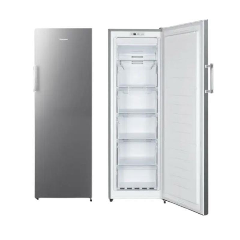 congelateur-hisense-vertical-6-tiroirs-189-litres-defrost-gris-rs-24dc-1.jpg CONGELATEUR HISENSE VERTICAL 6 TIROIRS 189 LITRES DEFROST GRIS RS-24DC – Image 1