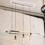 copy of Lustre de salle de luxe nordique F50151, lustre de plafond à LED créatif