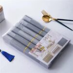 copy of SET DE TABLE PAR 6PCS Rouge Bordeaux