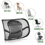 Coussin Lombaire orthopédique pour voiture - noir