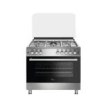 CUISINIERE CAC 5 FEUX 90x60 FULL OPTION INOX CAC90G