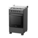 CUISINIERE MIDEA 4 FEUX 50x55 NOIR 4G082B