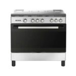 CUISINIERE MIDEA 5 FEUX 90X60 INOX 90605G030