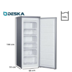 Deska Congélateur Vertical Deska -190 Litres 6 Tiroirs