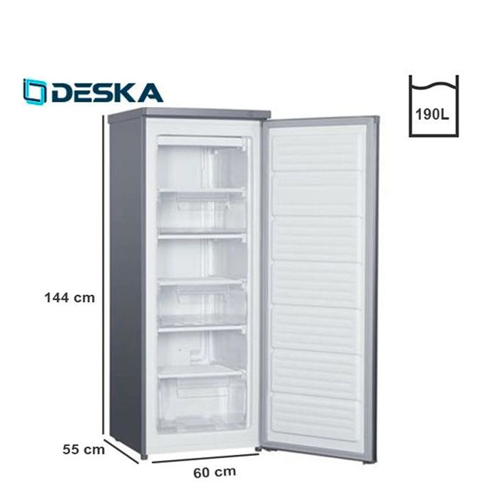 deska-congelateur-vertical-deska-190-litres-6-tiroirs-1.png Deska Congélateur Vertical Deska -190 Litres 6 Tiroirs – Image 1