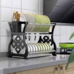 Égouttoir à vaisselle noir-TSV