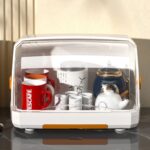 Égouttoir à Vaisselle Plastique avec couvercle