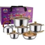 Ensemble Bols Batterie Cuisine Inox Lourd 6 pièces