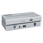 Extendeur HDMI KVM sur fibre via IP - 200M / 20km - R SCAR RS-KVMIPFIB200M