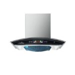 HOTTE DE CUISINE TECHNOLUX 60x60 AVEC SORTIE GRIS NOIR TEC60PYRAMIDE