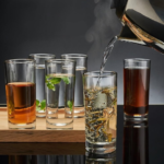 Lot de 6 verres à eau et à jus italiens de qualité supérieure
