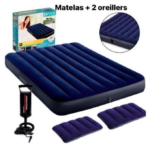 Matelas Gonflable 2 Place + gonfleur. 1.91m x 1.37m x 22cm