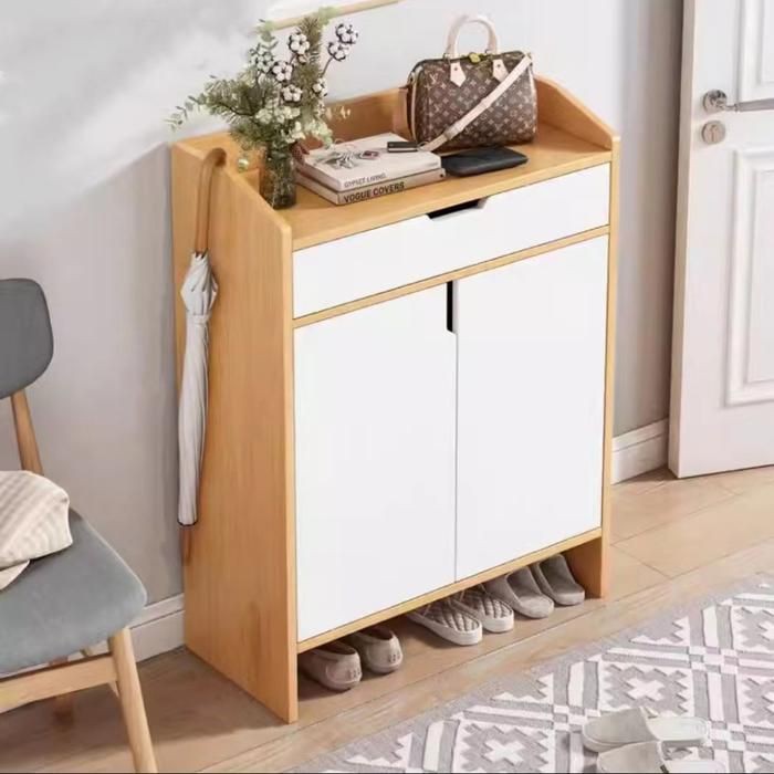 meuble-a-chaussures-porte-d-entree-porche-salon-couloir-naturel-80-x-30-x-60-cm-1.jpg Meuble à chaussures, porte d'entrée, porche, salon, couloir, naturel, 80 x 30 x 60 cm – Image 1