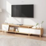 Meuble TV,  avec 3 tiroirs, console TV pour salon et chambre à coucher stylé