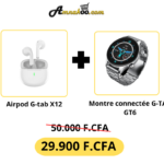 Pack Airpod G-tab X12 +Montre connectée G-TAB GT6