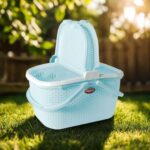 Panier en plastique avec poignées, cuisine- Marché-FS