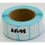 Papier Ruban Thermique 25x15mm (Vendu par 1 Rouleaux de 1000 étiquettes)
