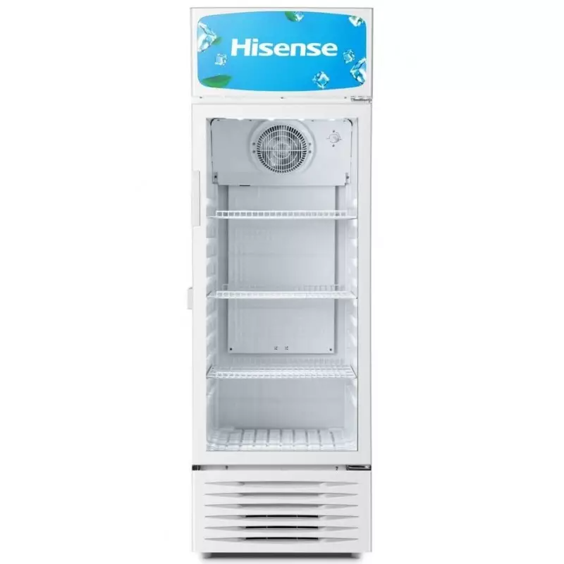 refrigerateur-commercial-hisense-fl-37fc-282-litres-porte-en-verre-transparent-1.png Réfrigérateur commercial Hisense FL-37FC, 282 Litres, porte en verre transparent – Image 1