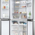 REFRIGERATEUR HAIER SIDE BY SIDE 4 PORTES AVEC FONTAINE GRIS CHR3818EWMM