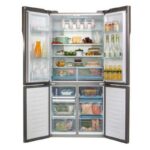 REFRIGERATEUR HAIER SIDE BY SIDE 4 PORTES NOIR NOFROST HRF-6200FB
