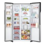 REFRIGERATEUR LG SIDE BY SIDE 2 PORTES 519 LITRES SILVER GCFB507PQAM