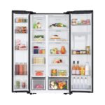 REFRIGERATEUR SAMSUNG SIDE BY SIDE 2 PORTES AVEC FONTAINE 578 LITRES NOIR MATTE RS57DG4100B4