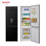 REFRIGERATEUR SHARP COMBINE 3 TIROIRS NOIR SJ-BG415D