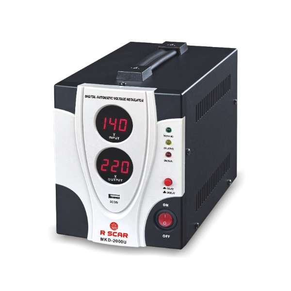 regulateur-de-tension-automatique-r-scar-mkd-2000u-digital-2000va-20kva-controle-par-microprocesseur-1.png Régulateur de tension automatique R SCAR MKD-2000U Digital 2000VA / 2.0KVA, contrôle par microprocesseur – Image 1