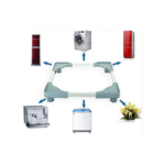 Support Frigo - Cuisinière et Machine à Laver - Gris