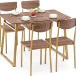 Table à manger rectangulaire pour 4 personnes