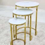 TABLE BASSE CAFE 3 PIECES