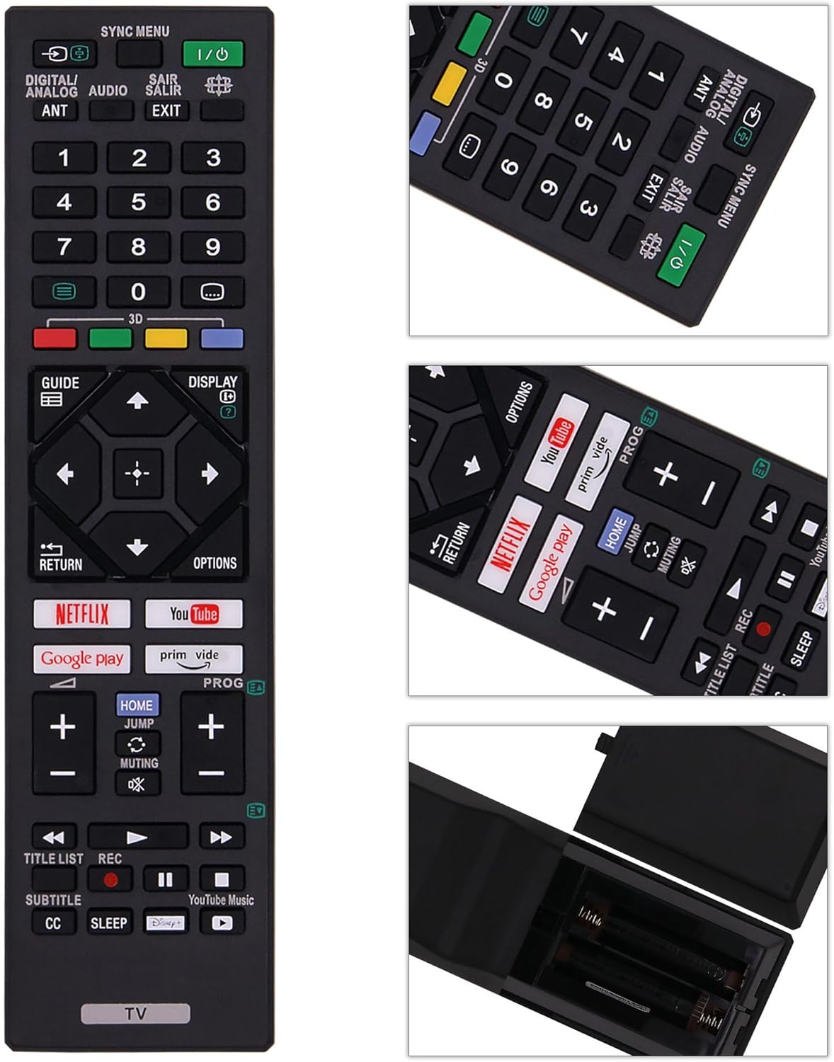 telecommande-de-rechange-pour-sony-smart-tv-rm-l1715-1.png Télécommande de rechange pour Sony Smart TV RM-L1715 – Image 1