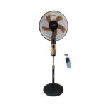 VENTILATEUR TIGERBROTHER 16 POUCES SUR PIED AVEC COMMANDE NOIR DORéE FS40