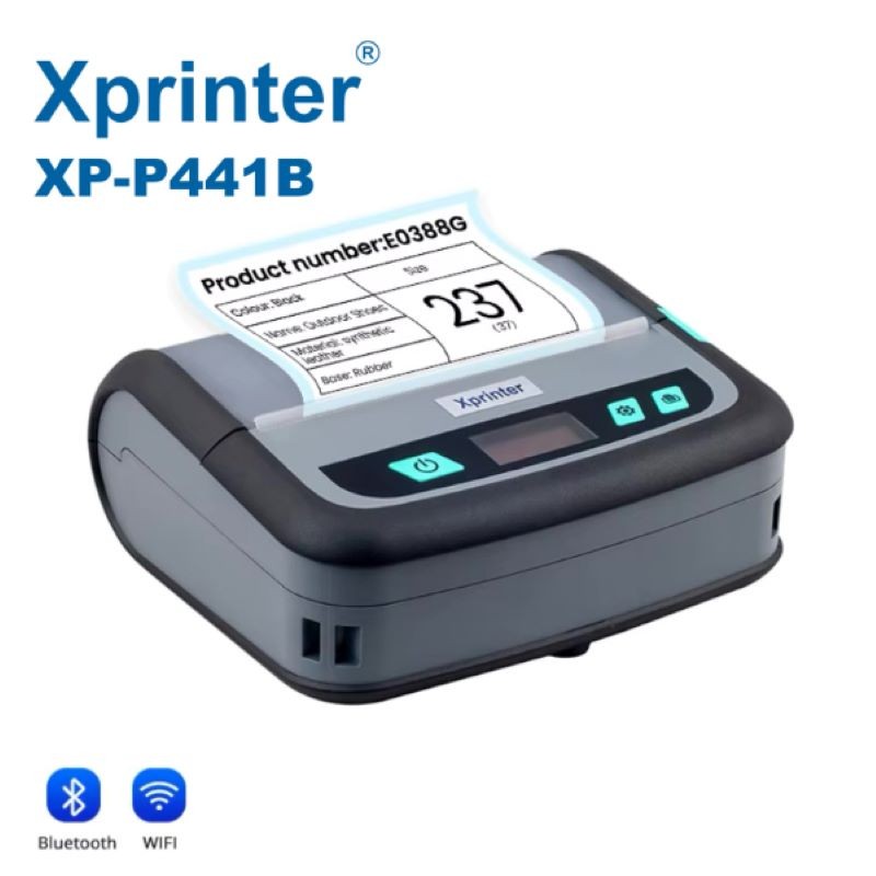 xprinter-xp-p441b-mini-imprimante-d-autocollants-de-codes-barres-de-4-pouces-1.jpg Xprinter XP-P441B - Mini imprimante d'autocollants de codes barres de 4 pouces – Image 1