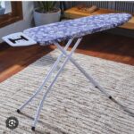 ZB-KK Confortable Table à Repasser, Hôtel blanchisserie Table à Repasser de Haute qualité en Acier de Repassage Porte-Bagages