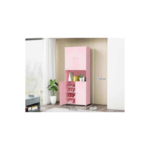 Armoire a chaussures couleur Rose 150X60X31 CM-GS