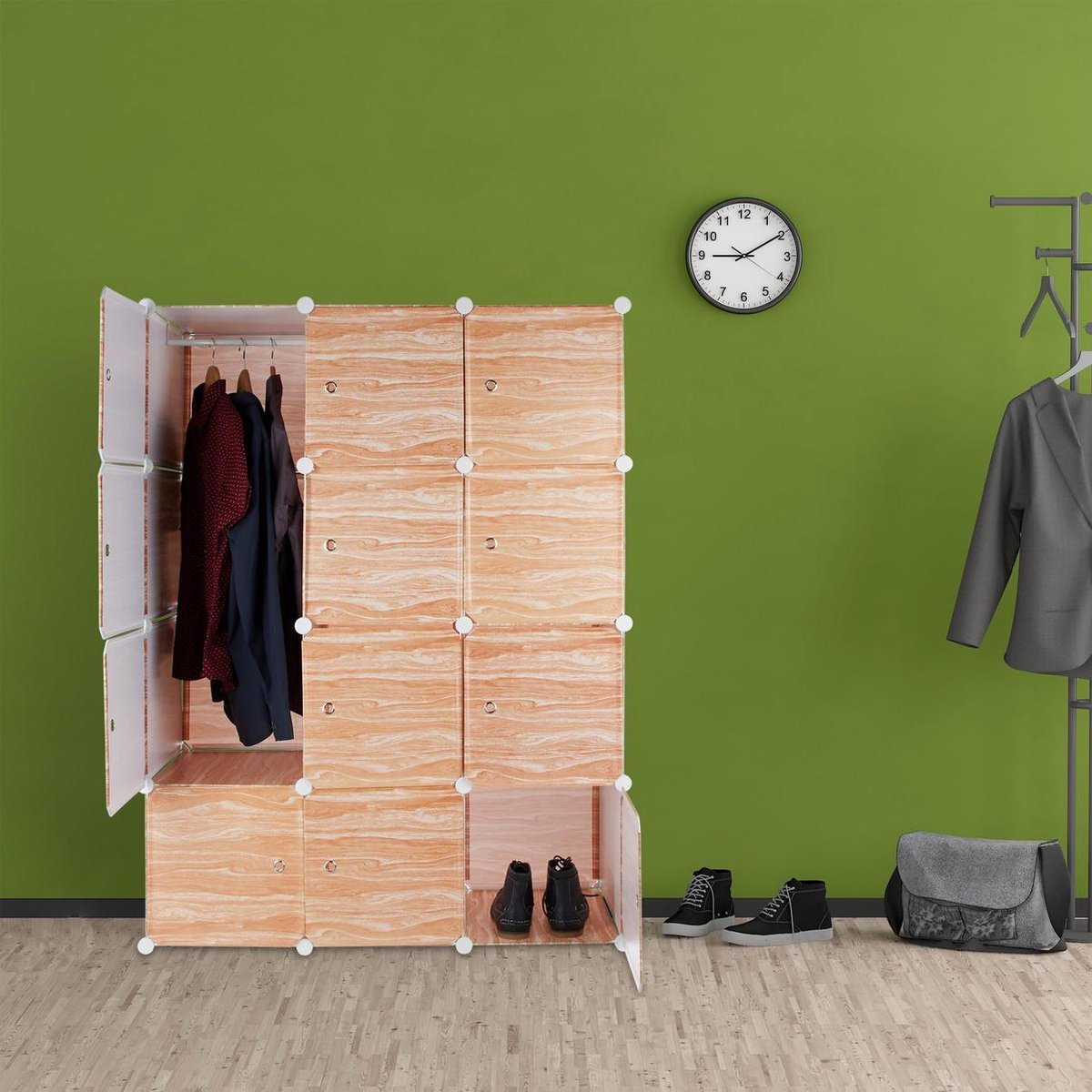 armoire-modulable-8-compartiments-armoire-en-plastique-.png Armoire modulable 8 compartiments, armoire en plastique – Image 1