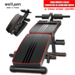 Banc couché, pour Abdominaux Fourni avec une paire d'haltère de 1kg-GS