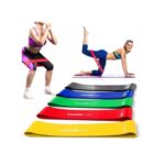 Bandes de Résistance Élastique Latex pour Salle de Gym, Exercice, Yoga, Pilâtes, Kinésithérapie, Rééducation