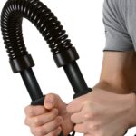 Barre en Acier de Résistance, Musculation des Pectoraux et Épaules