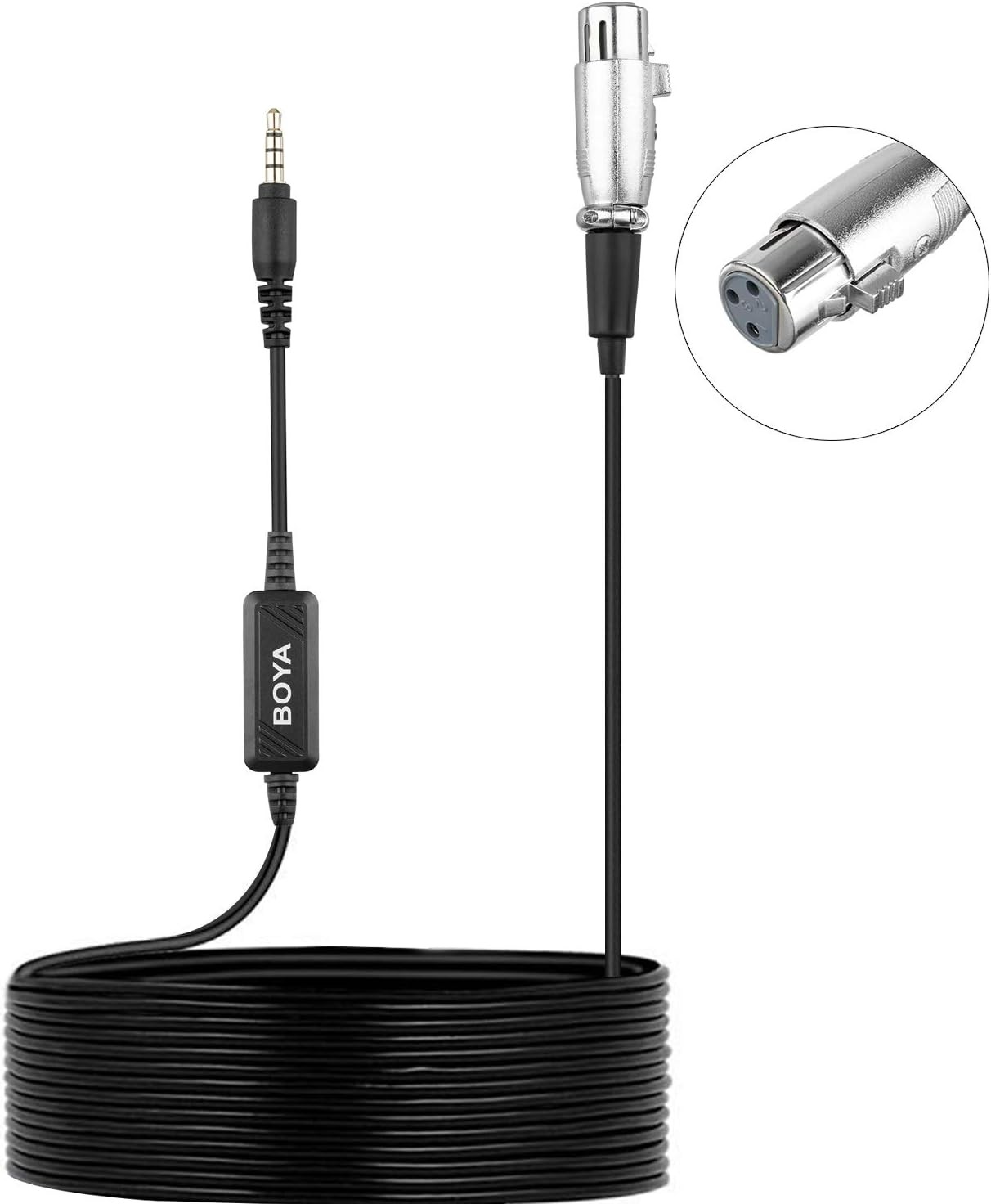 boya-by-bca6-cable-de-microphone-xlr-a-prise-35-mm.jpg BOYA BY-BCA6 - Câble de microphone XLR à prise 3,5 mm – Image 1