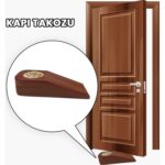 Butoir de porte en bois