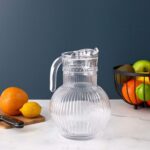 Carafe en verre 1,8L avec couvercle