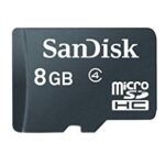 Carte Mémoire Micro SD SANDISK 8 GB
